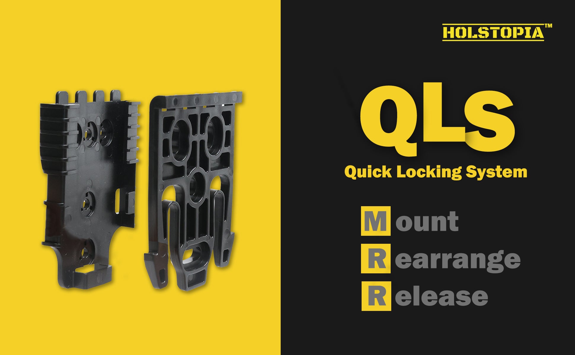 Safariland SLQUICK-KIT1-2 Quick Locking System QLS Platform Kit 1